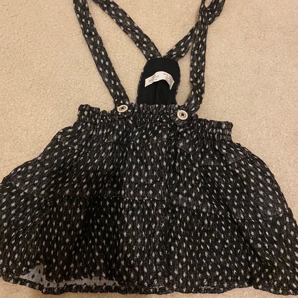 Zara Baby knit suspender skirt